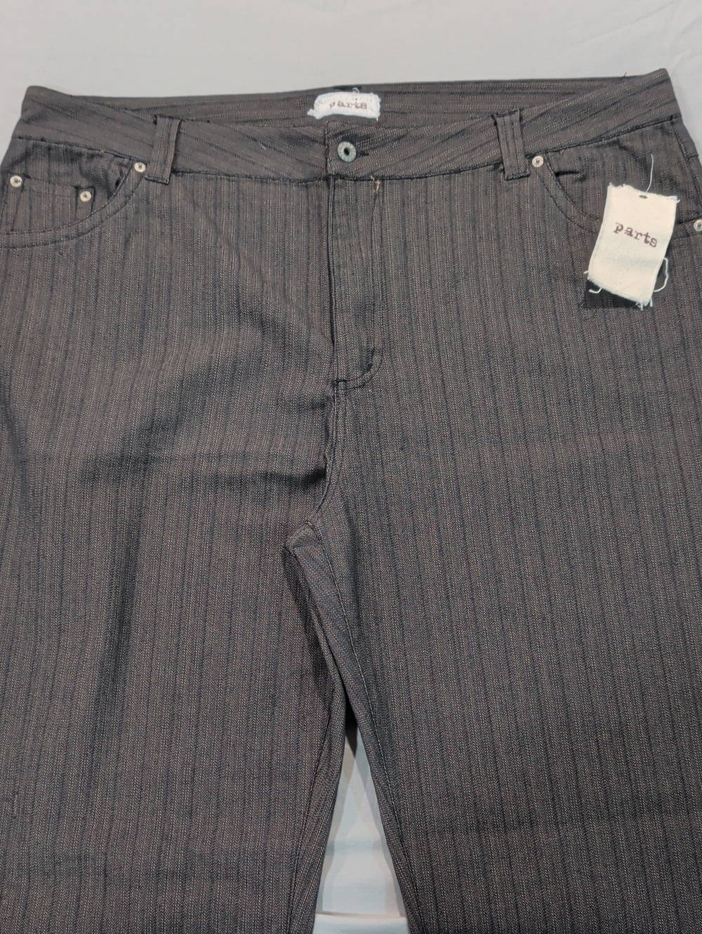Parts Black Brown Knit Dress Pants - Size 42x32